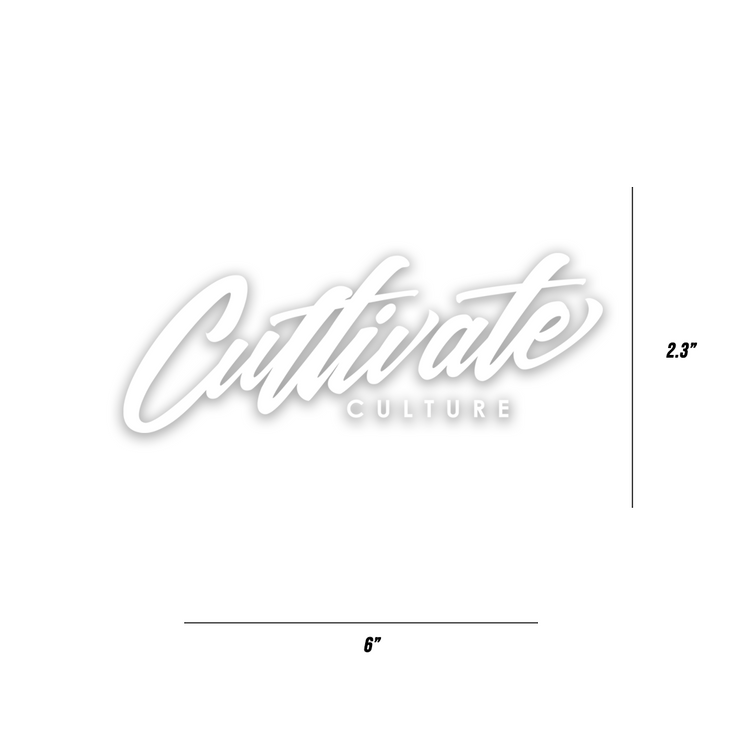 CULTIVATE CULTURAL DECAL