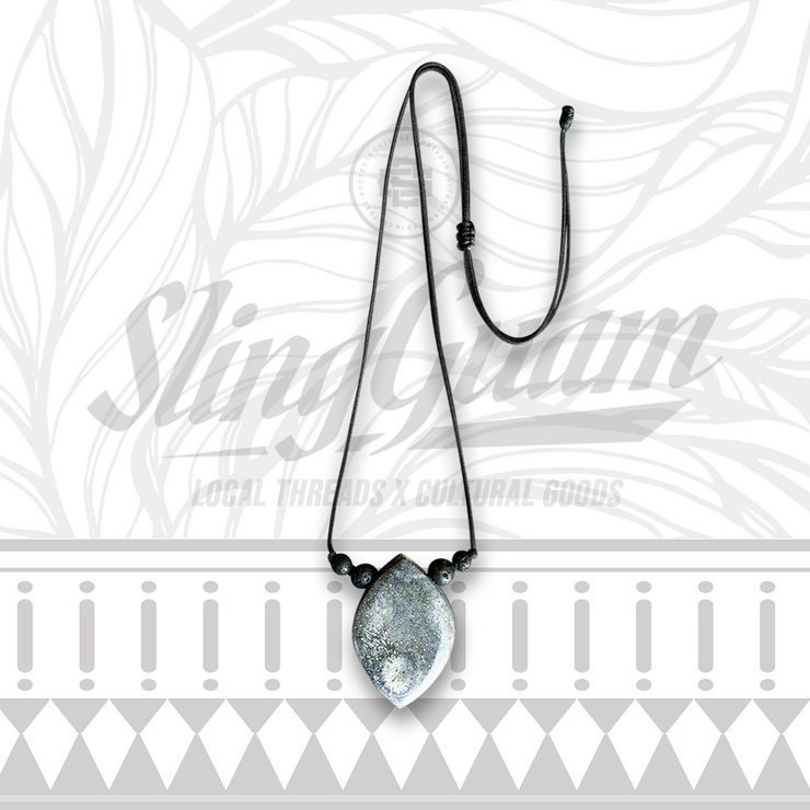 FOSSALIZED BLUE CORAL SLING STONE