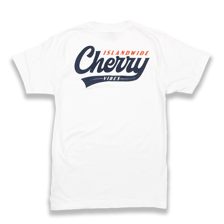 CHERRY VIBES TEE WHITE