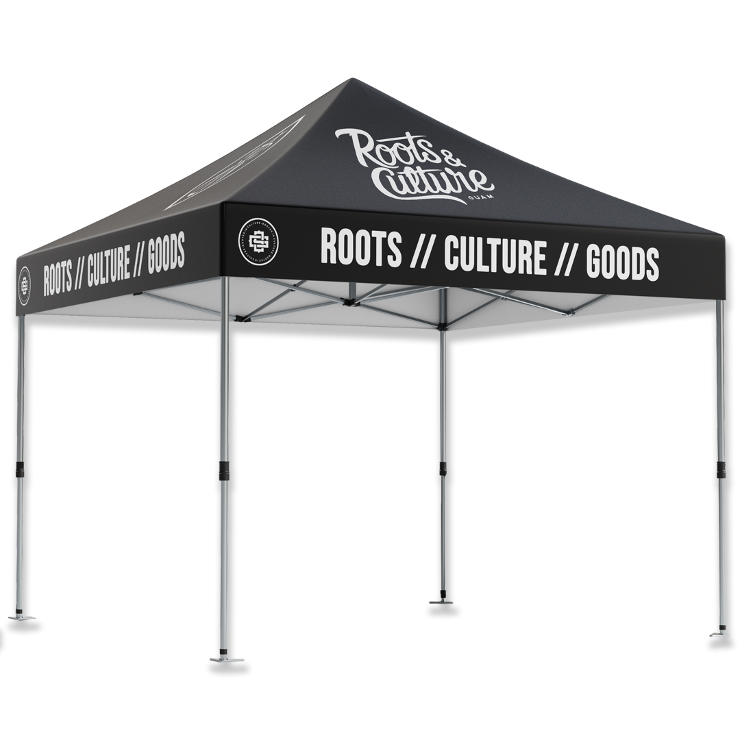 ROOTS AND CULTURE 10X10 POP UP TENT – SLING GUAM OFFICIAL
