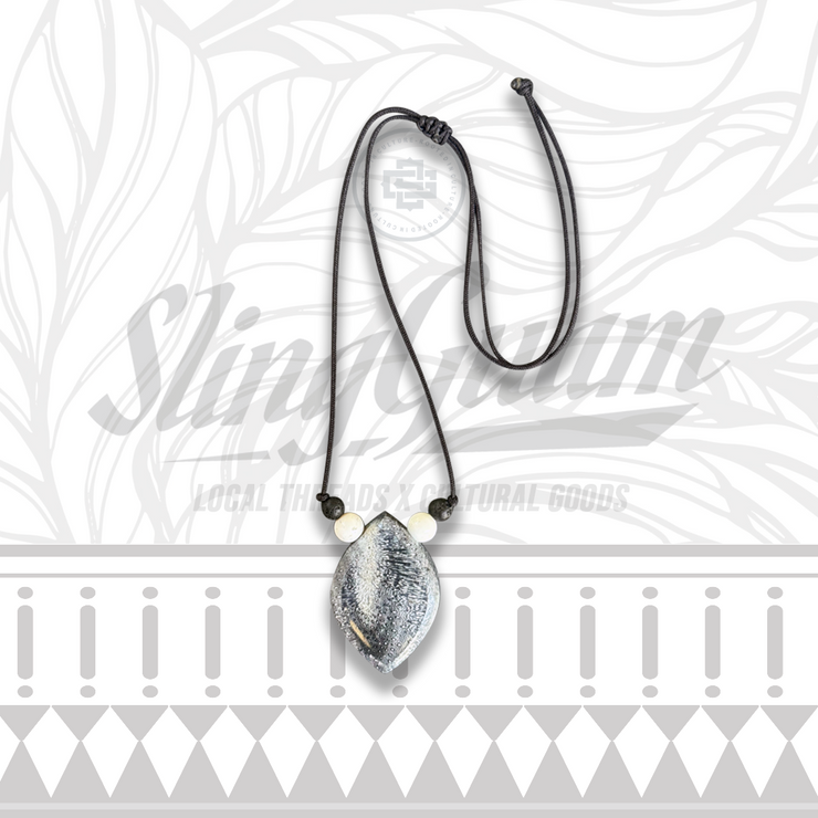 FOSSILIZED BLUE CORAL SLING STONE