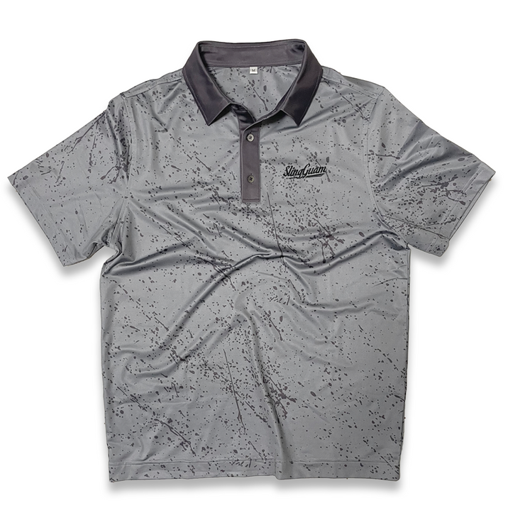 SLING GUAM GOLF POLO GRAY