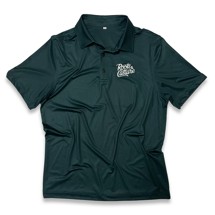 ROOTS AND CULTURE GOLF POLO GREEN