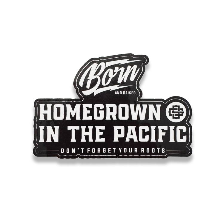 homegrown in the pacific sticker