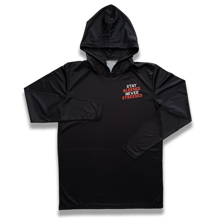 Paradise Forever Drifit Hoodie Black