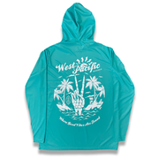 WEST PACIFIC SHORES DRIFIT HOODIE BRIGHT TEAL