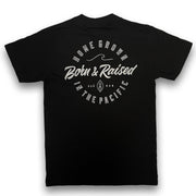 BORN & RAISED TEE BLACK