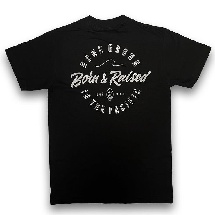 BORN & RAISED TEE BLACK