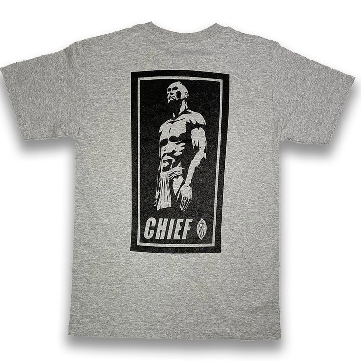 CHIEF KEPUHA TEE ATHLETIC GRAY