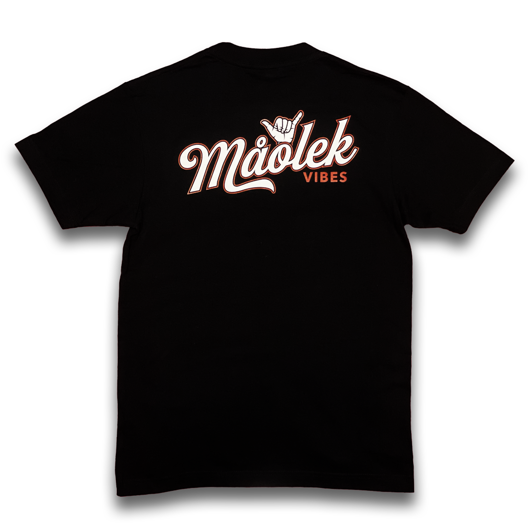 MAOLEK VIBES TEE BLACK