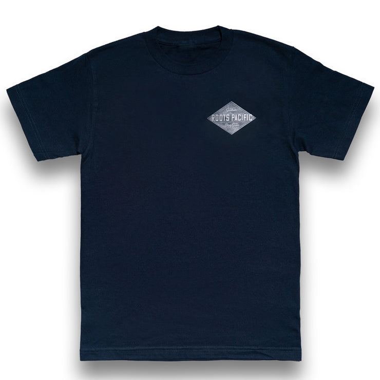 ROOTS PACIFIC TEE NAVY BLUE