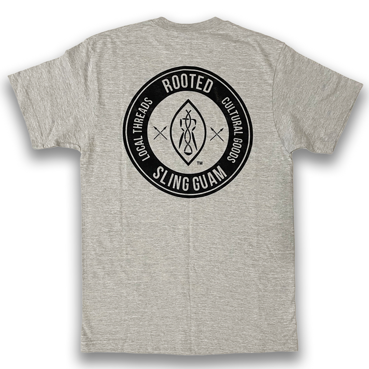 OG ROOTED MOVEMENT TEE ATHLETIC GRAY