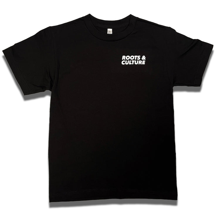 ROOTS AND CULTURE TEE BLACK