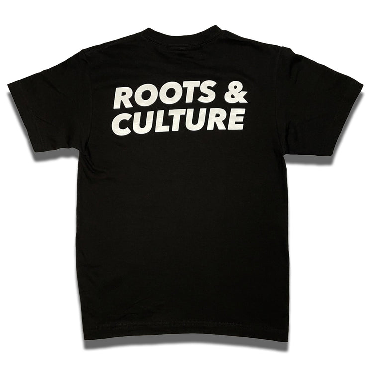 ROOTS AND CULTURE TEE BLACK