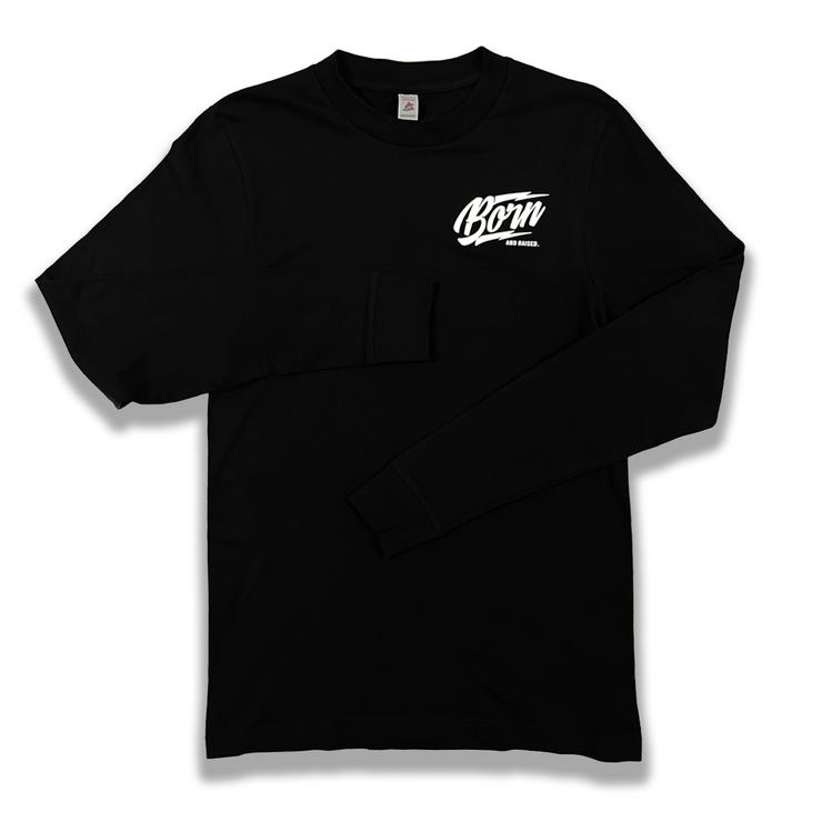 HOMEGROWN COTTON LONG SLEEVE BLACK