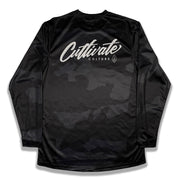 CULTIVATE LONG SLEEVE JERSEY CAMO BLACK