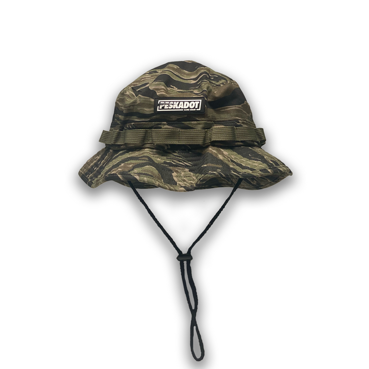 PESKADOT CAMO BUCKET HAT