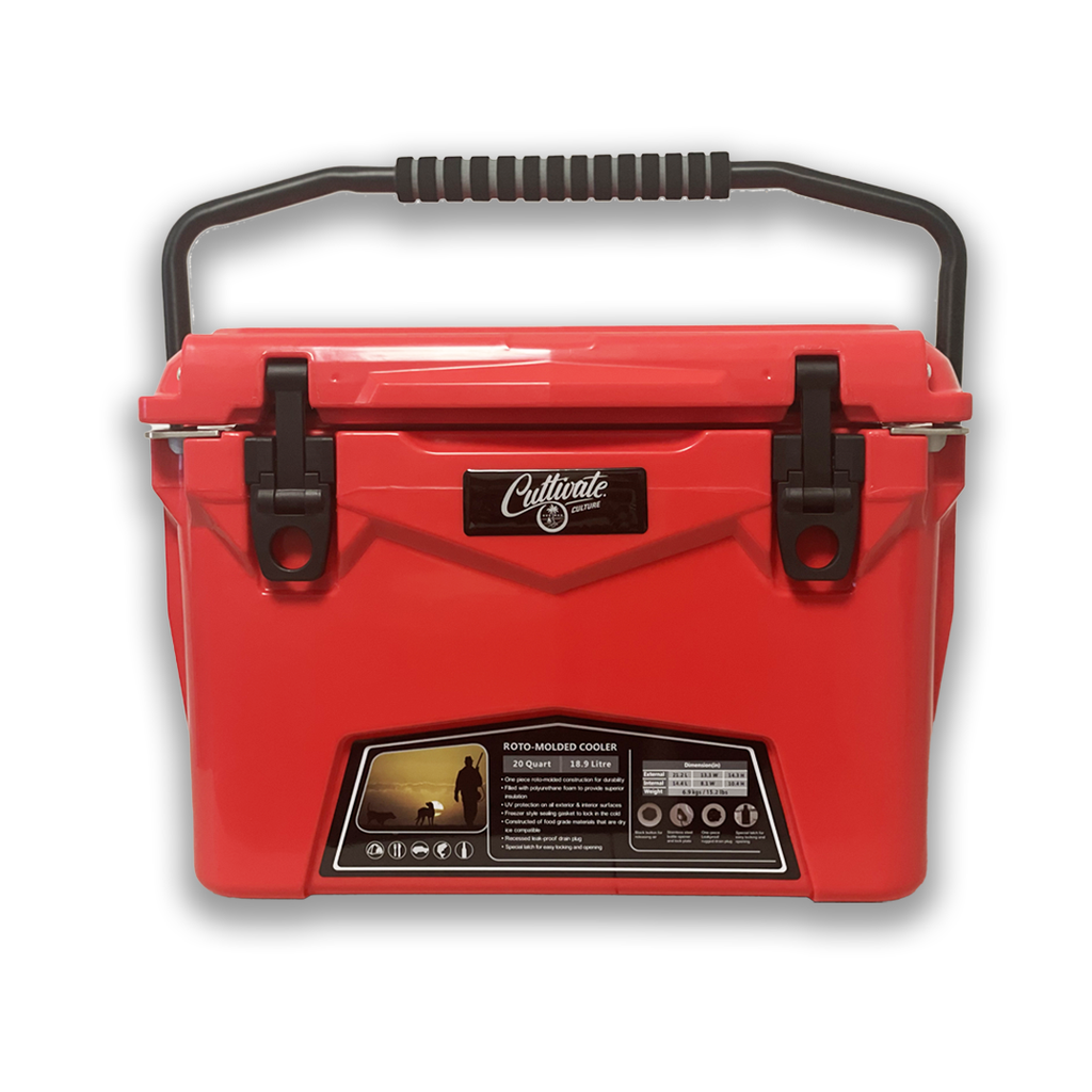 CULTIVATE 20 QUART COOLER (LIGHT RED) – SLING GUAM OFFICIAL